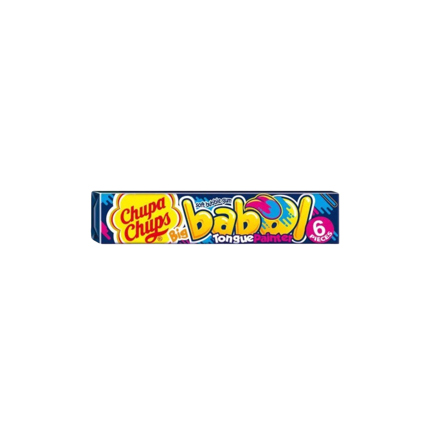 Chupa Chups Big Babol Tongue Painter Bubble Gum - 27.6g - Gum