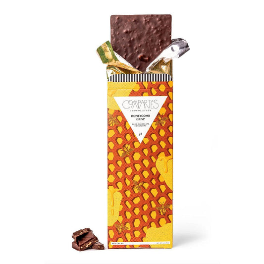Compartes - ’Honeycomb Crisp’ Dark Chocolate w/ Honeycomb (3OZ | 68% ) - Chocolate