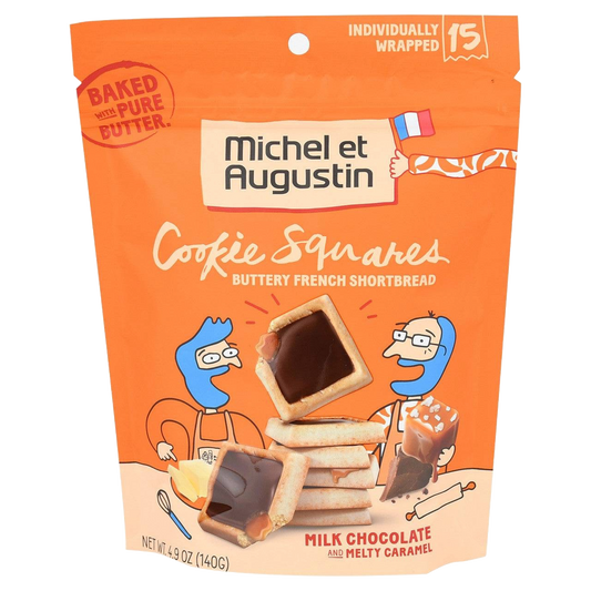 Michel et Augustin French Shortbread Cookie Squares (6 X 4.4 OZ)