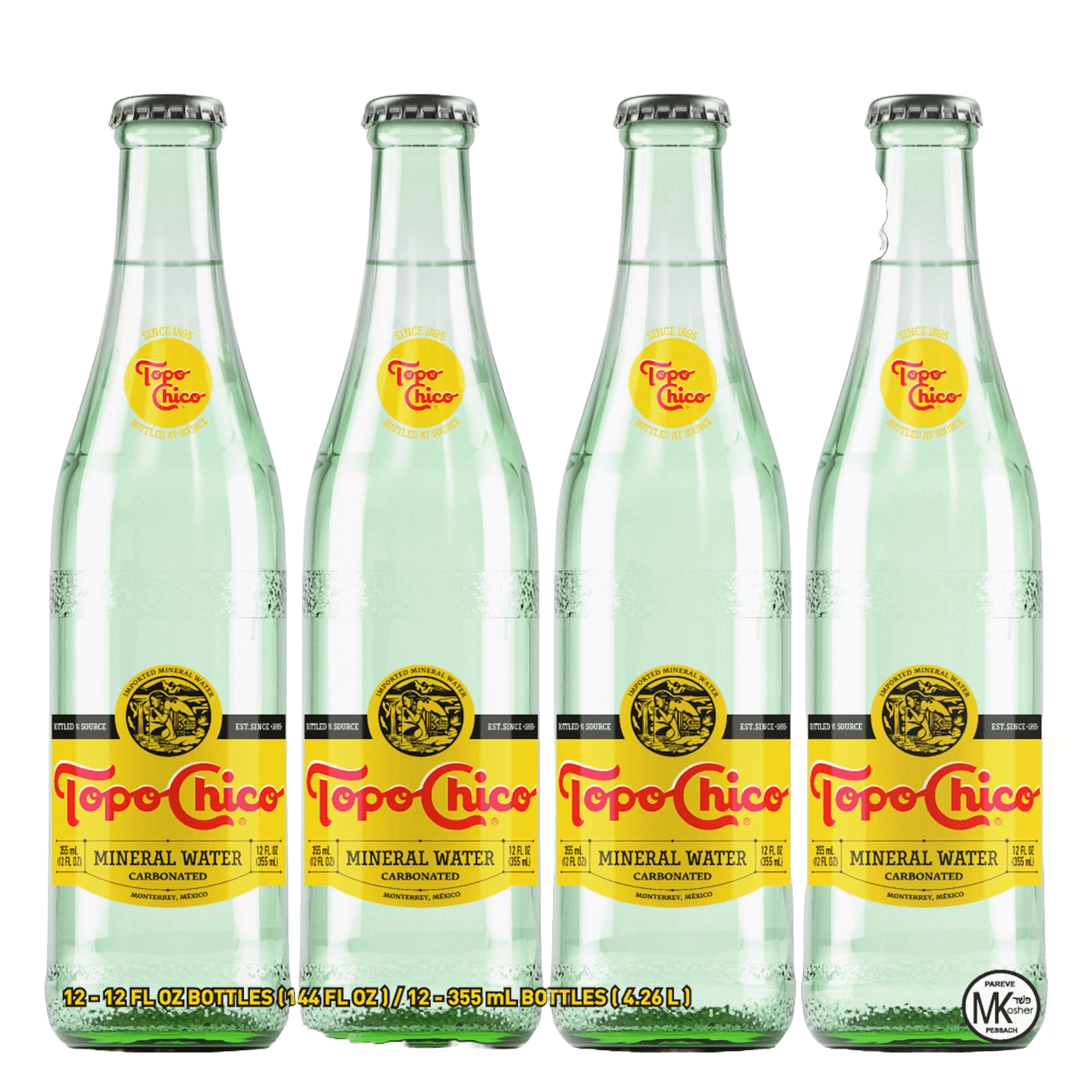 Topo Chico Carbonated Mineral Water ( 12 bottles X 12 OZ)