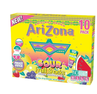 Arizona Lemonade Sours Fruit Snacks - 0.9 oz (10 count)