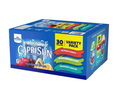 Capri Sun Variety Pack Juice Pouches - 30 ct Box, 6 fl oz