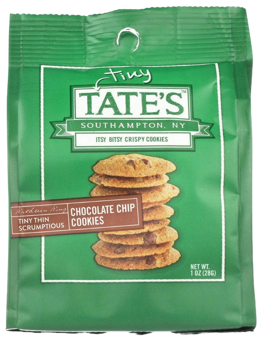 Tate's Tiny Chocolate Chip Cookie (12 bags x 1 OZ)