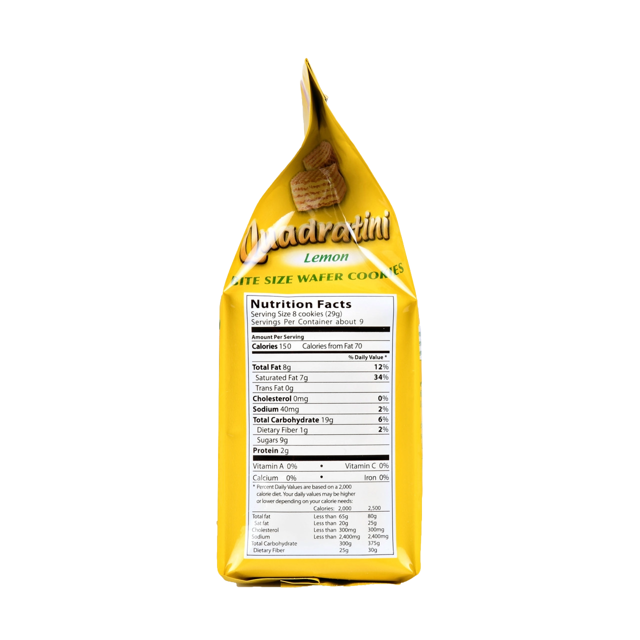 Loaker Quadratini Lemon Bite Size Wafer Cookies - ( 6 bags x 8.82 oz )