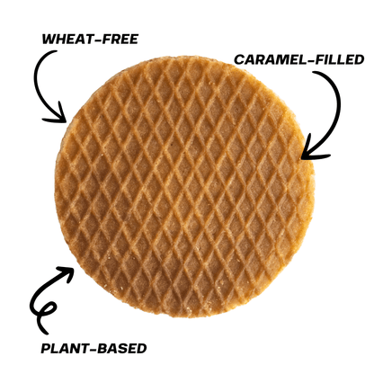 Gluten-Free Caramel Stroopvafels - Box of 10 - Snack Foods