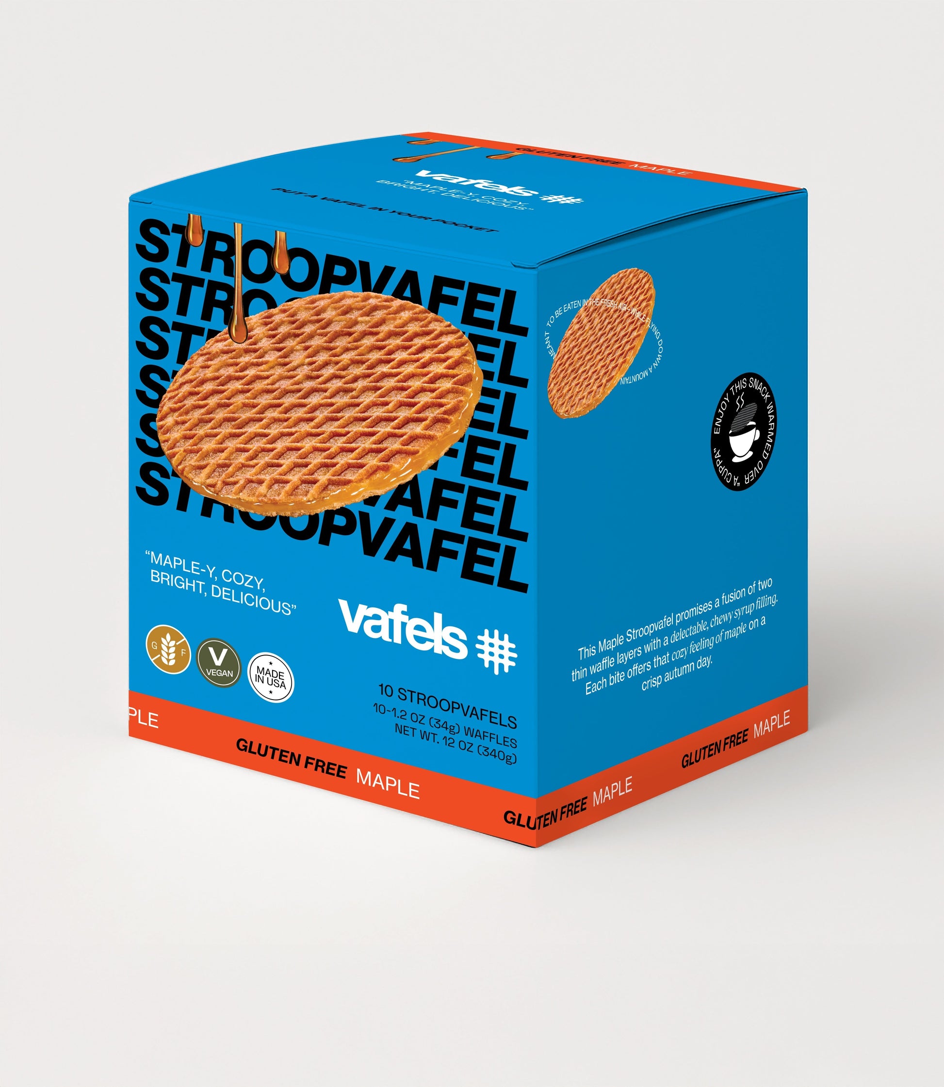 Gluten-Free Maple Stroopvafels - Box of 10
