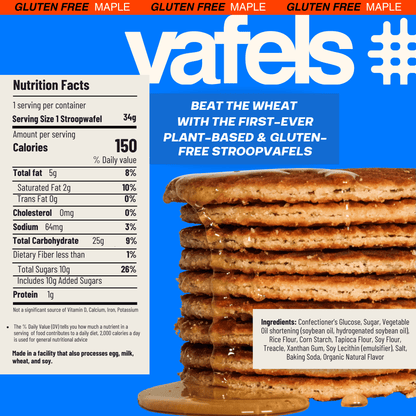 Gluten-Free Maple Stroopvafels - Box of 10 - Cookies