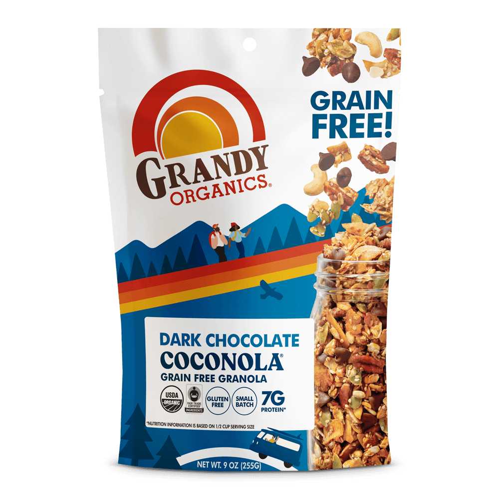 Dark Chocolate Coconola - 9oz bag - Grain Free Granola