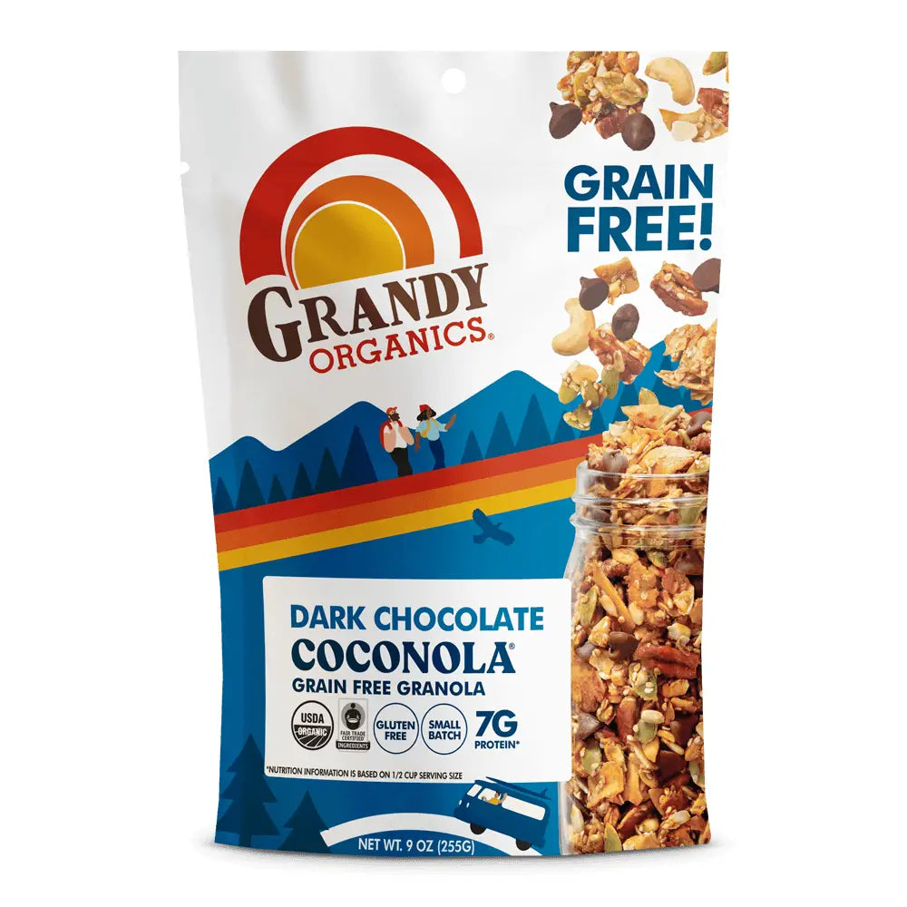 Dark Chocolate Coconola - 9oz bag - Grain Free Granola