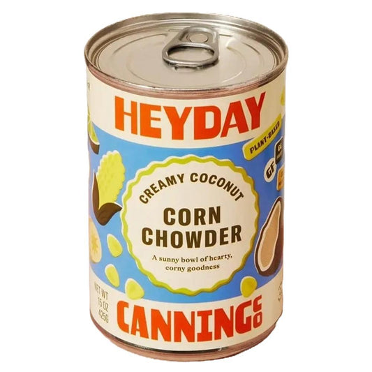 Heyday Canning Co. - ’Creamy Coconut’ Corn Chowder (15OZ) - Canned Soup & Chowder