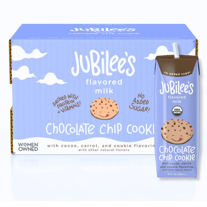 Chocolate Chip Cookie Organic Whole Milk Boxes 12-pack - milk