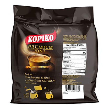 Kopiko 3 in 1 Instant Coffee 21.2 Ounce (Pack of 1) - Coffee