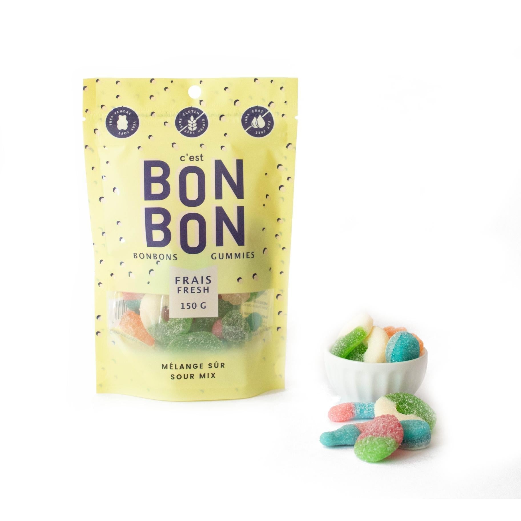 La Boite A Bonbons - ’Sour Mix’ Bonbons Gummies (150G) - Chocolate