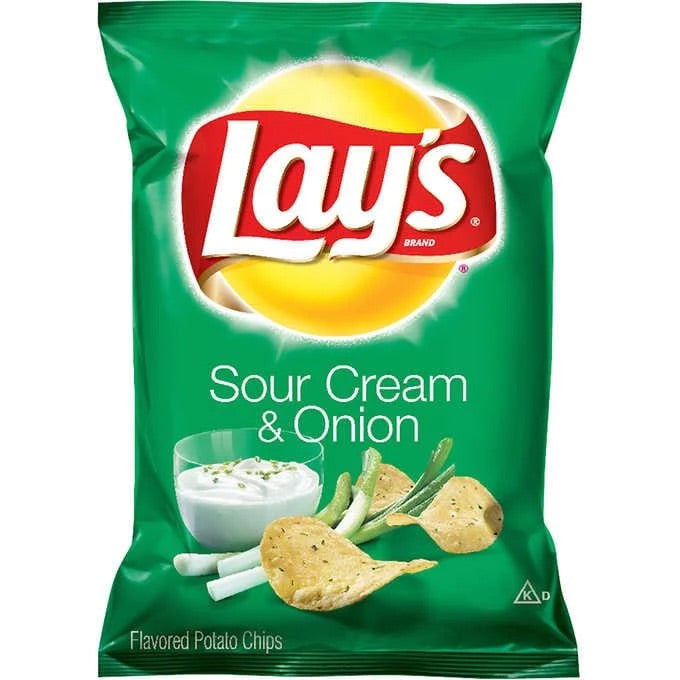 LAY’S Sour Cream & Onion 2.5 oz 24 pack