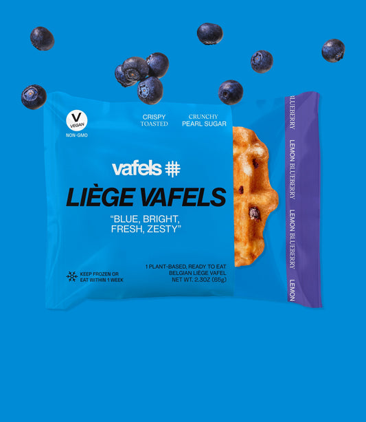 Lemon-Blueberry Liège Vafels - Snack Foods