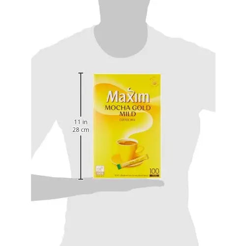 Maxim Mocha Gold Mild Coffee Mix 12g X 100pc (2.64 Pound) - Coffee