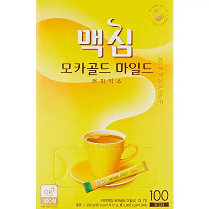 Maxim Mocha Gold Mild Coffee Mix 12g X 100pc (2.64 Pound) - Coffee