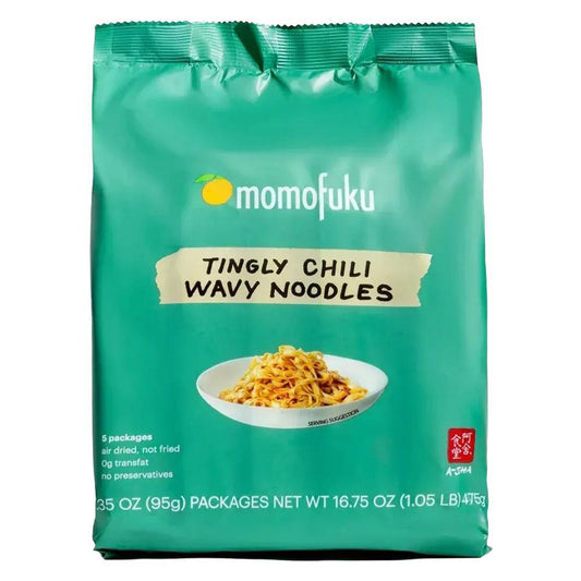 Momofuku - ’Tingly Chili Wavy’ Noodles (5CT) - Pasta & Sauces