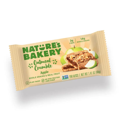 Nature’s Bakery Oatmeal Crumble Apple Flavor - (6packs x 8.46oz) - snack bar