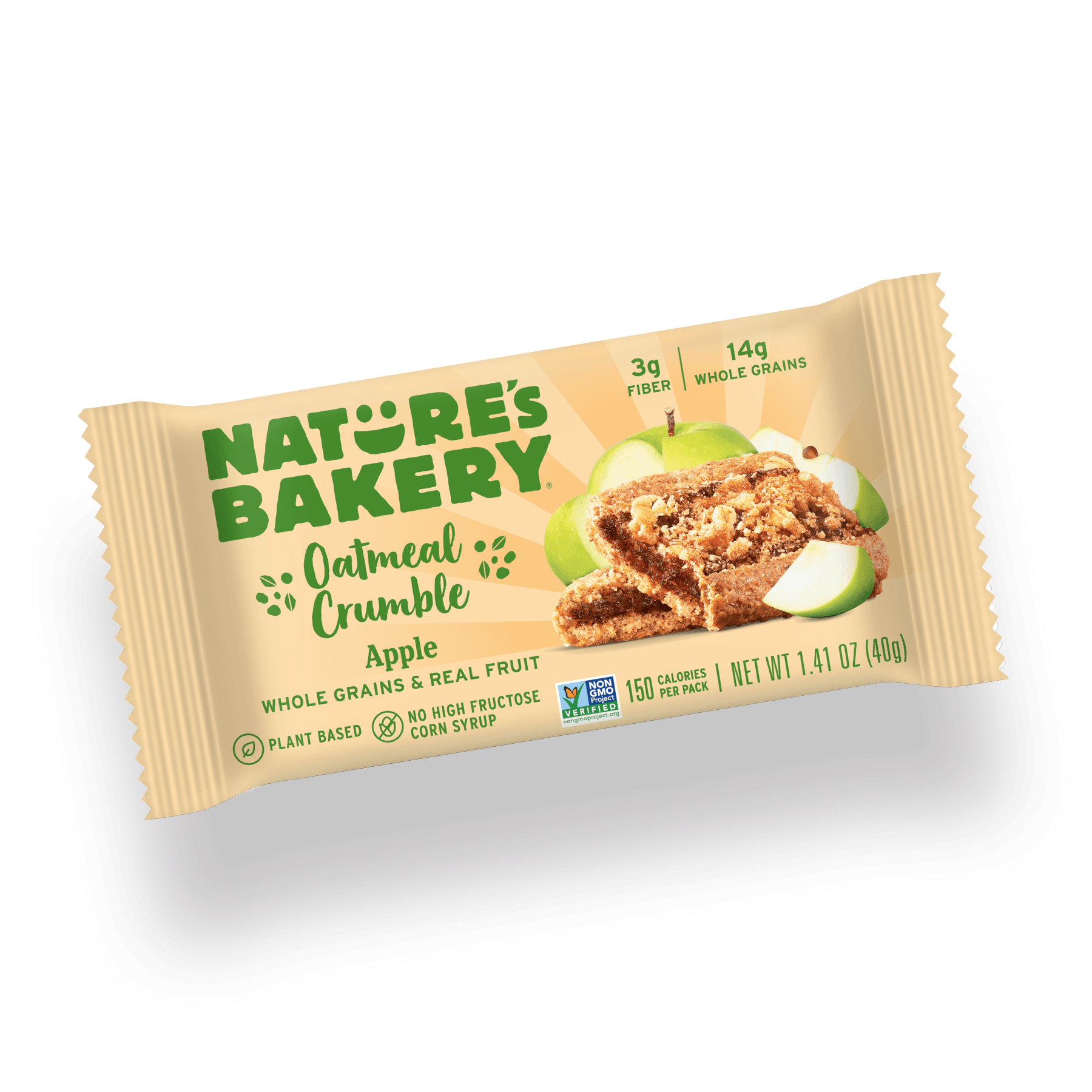 Nature’s Bakery Oatmeal Crumble Apple Flavor - (6packs x 8.46oz) - snack bar