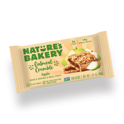 Nature’s Bakery Oatmeal Crumble Apple Flavor - (6packs x 8.46oz) - snack bar