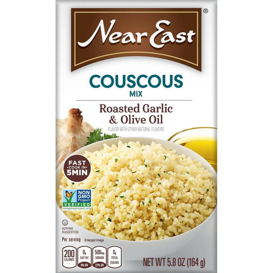 Near East Foods - ’Roasted Garlic & Olive Oil’ Couscous Mix (5.8OZ) - Grains Rice & Beans
