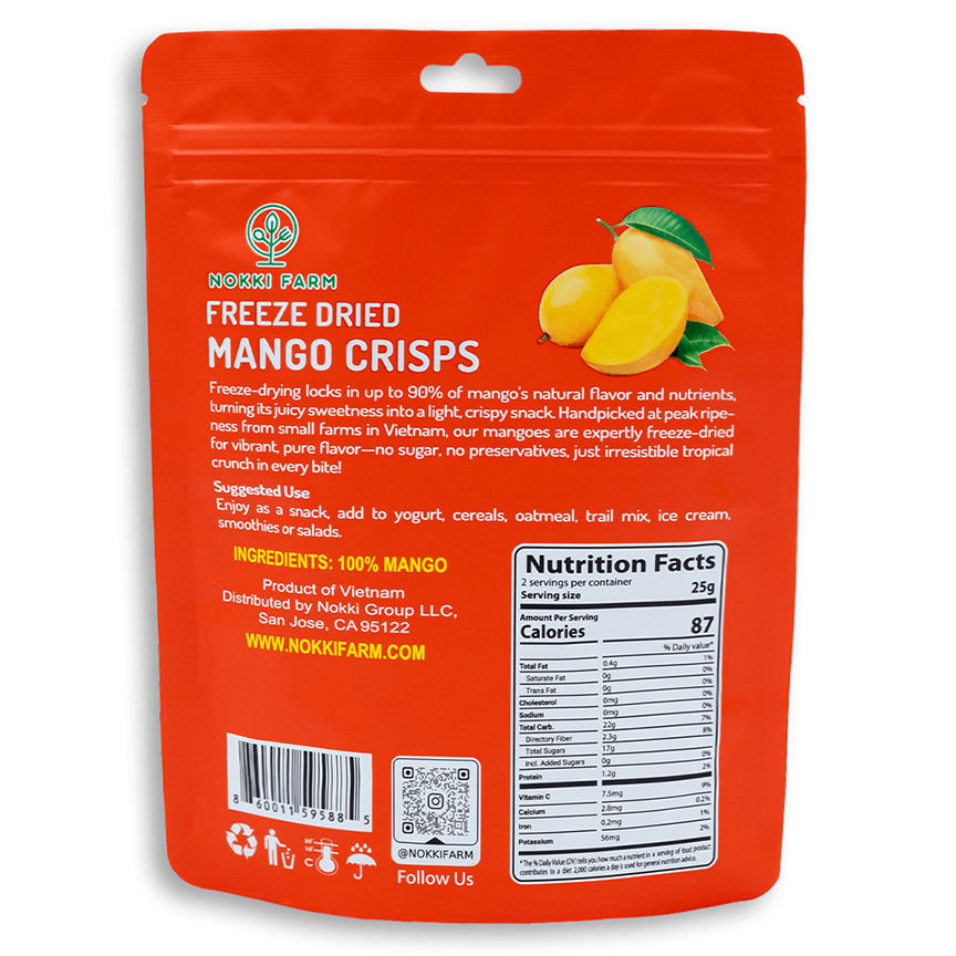 Freeze-Dried Mango