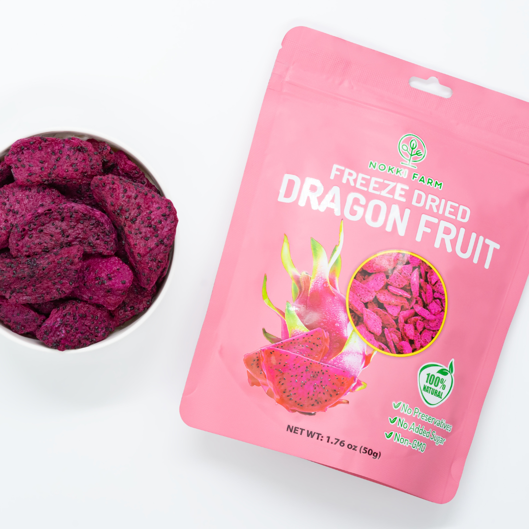 Freeze-Dried Red Dragon Fruit - Fruit Snacks
