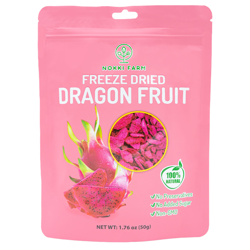 Freeze-Dried Red Dragon Fruit - Regular - Fruit Snacks