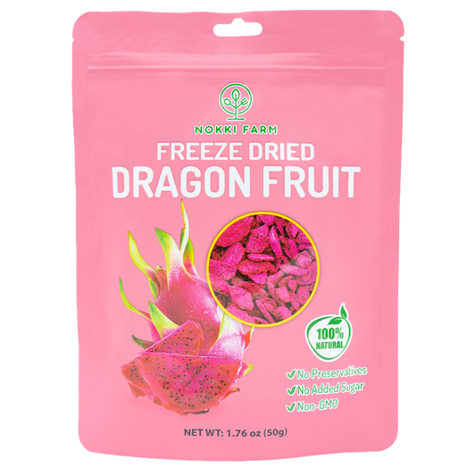 Freeze-Dried Red Dragon Fruit - Regular - Fruit Snacks