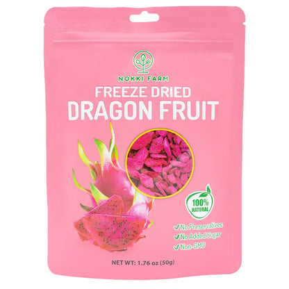 Freeze-Dried Red Dragon Fruit - Regular - Fruit Snacks
