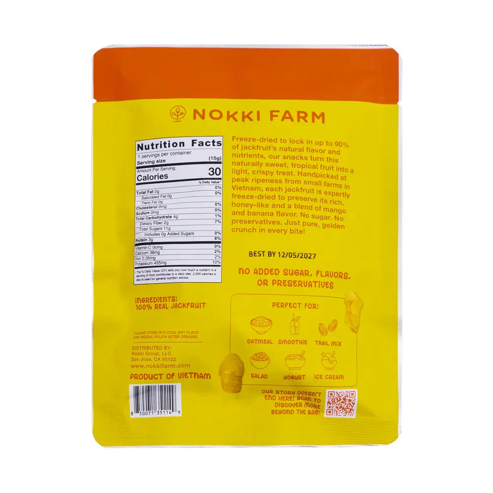 Freeze-Dried Jackfruit