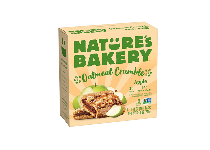 Nature's Bakery Oatmeal Crumble Apple Flavor - (6packs x 8.46oz)