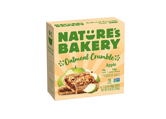 Nature's Bakery Oatmeal Crumble Apple Flavor - (6packs x 8.46oz)