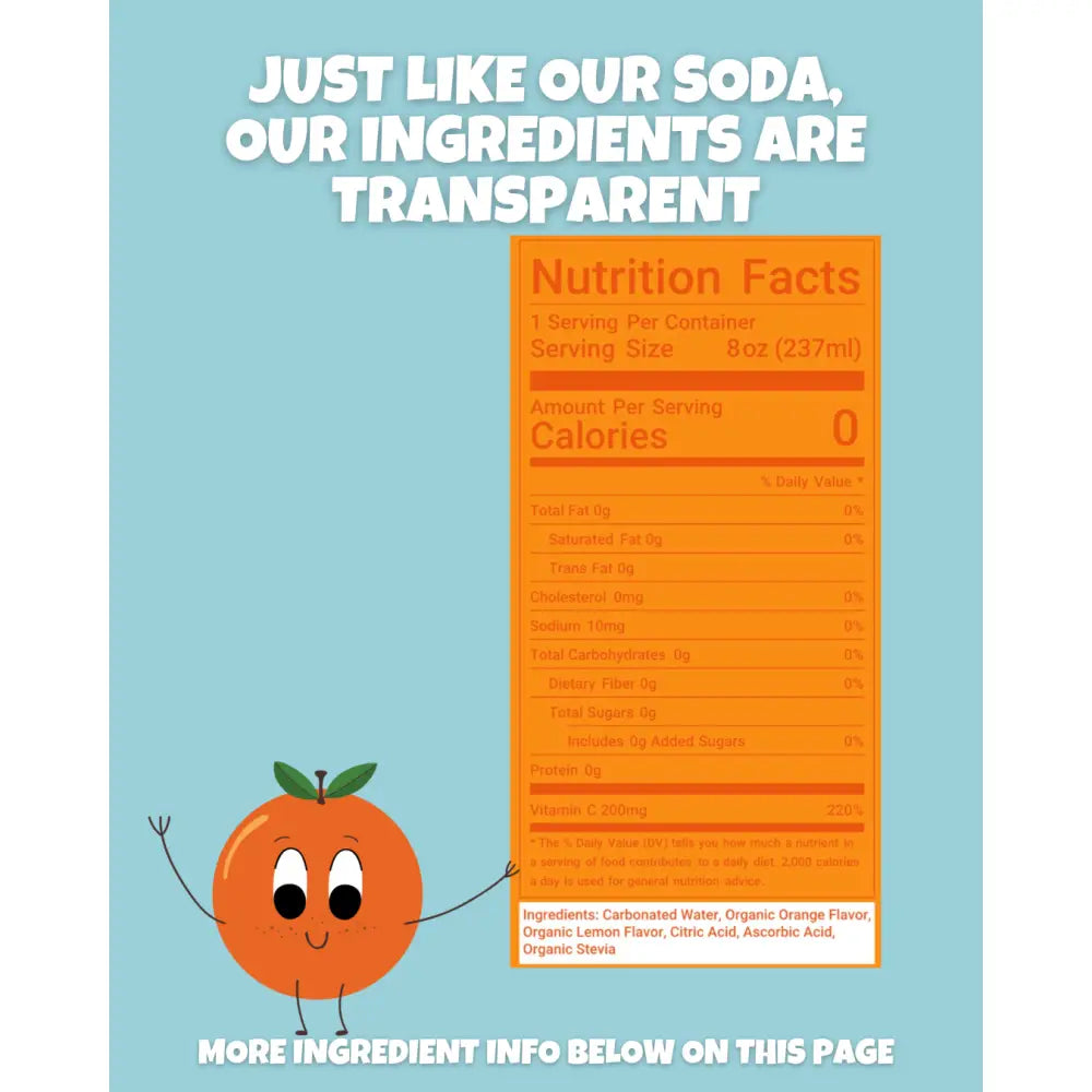 ORANGE FIZZ-12 Pack - Soda