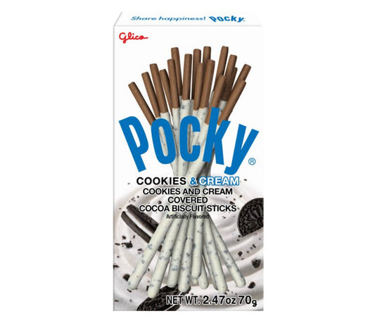POCKY Cookies & Cream 45g 10 pack - Chocolate