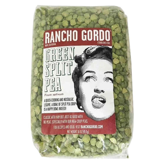 Rancho Gordo - ’Green Split Pea’ Heirloom Beans (16OZ) - Legumes