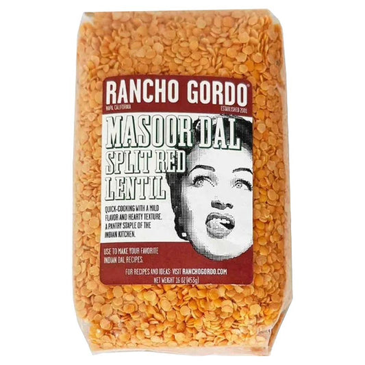 Rancho Gordo - ’Masoor Dal Split Red Lentils’ Heirloom Beans (16OZ) - Lentils