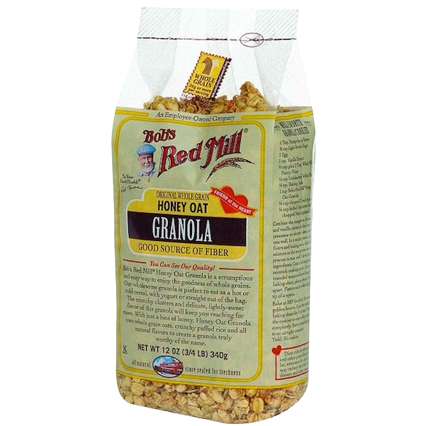 Bob's Red Mill Honey Oat Granola (4 bags x 12oz )