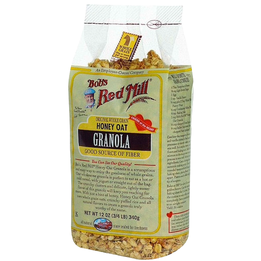 Bob's Red Mill Honey Oat Granola (4 bags x 12oz )