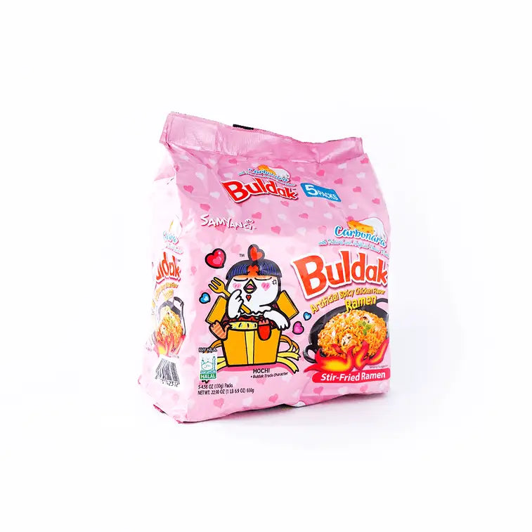 Samyang Buldak Spicy Ramen Hot Chicken Ramen 1 Bag with 5 Pack - Instant Foods