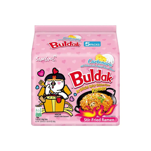 Samyang Buldak Spicy Ramen Hot Chicken Ramen 1 Bag with 5 Pack - Instant Foods
