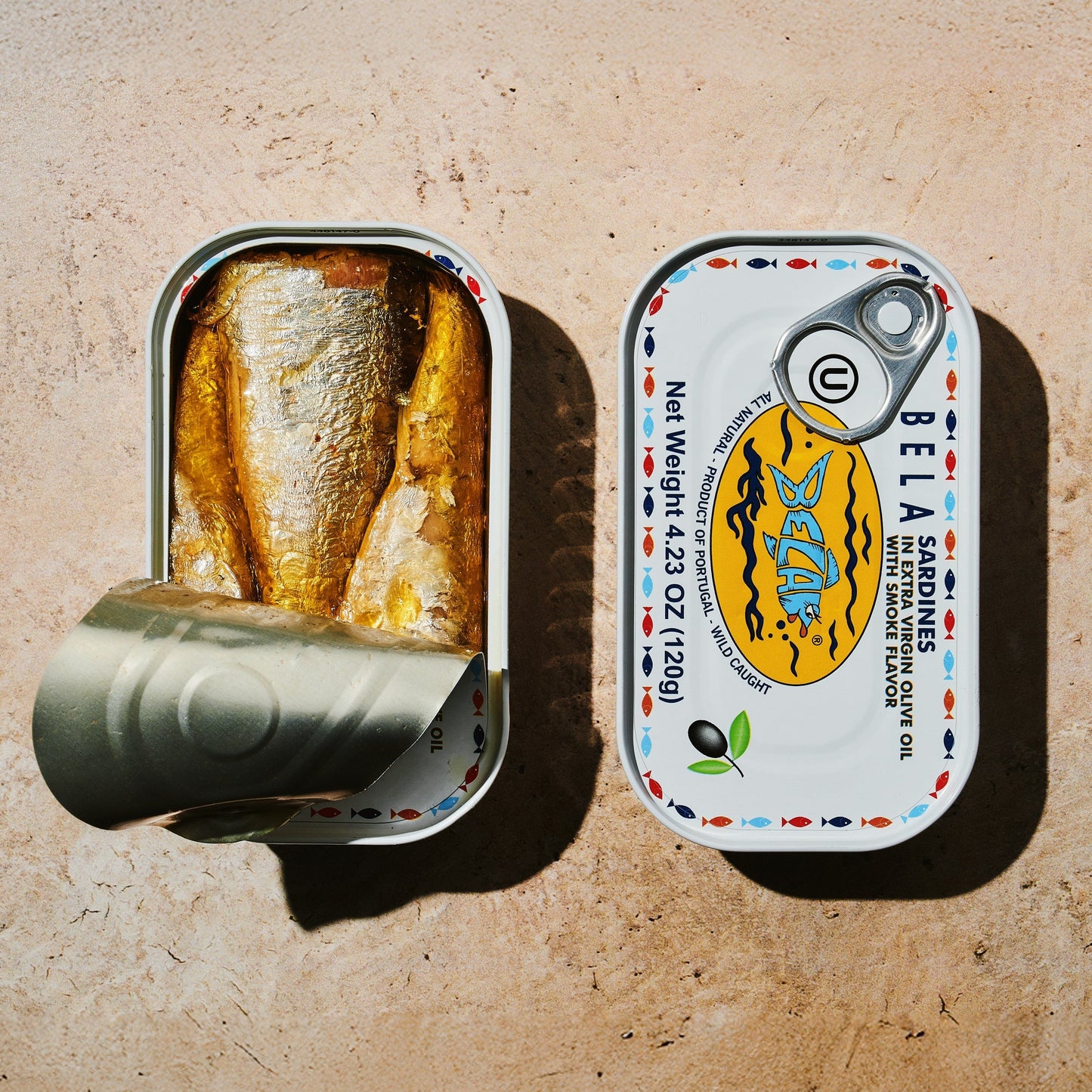 Sardines in Extra Virgin Olive Oil with Smoke Flavor - 3 Pack - Tinned Fish