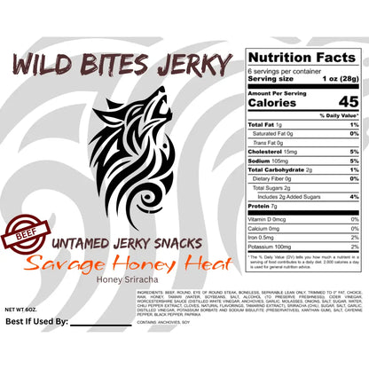 Savage Honey Heat - Beef - 6oz