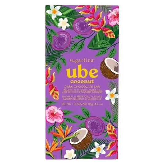 Sugarfina - 'Ube Coconut' Dark Chocolate Bar (3OZ)