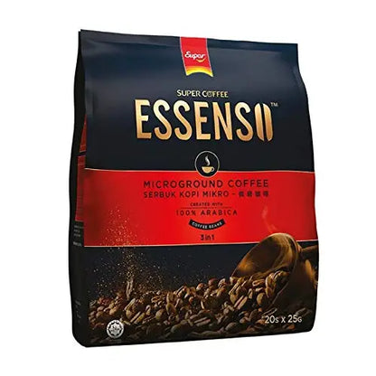 SUPER COFFEE ESSENSO 3 in 1 Instant Coffee (20 sachets) Imported from Malaysia - Coffee