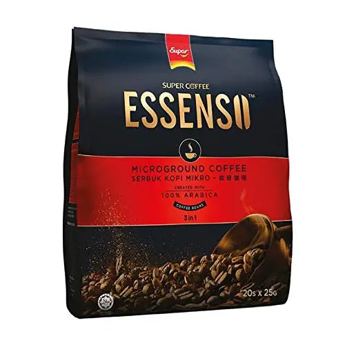 SUPER COFFEE ESSENSO 3 in 1 Instant Coffee (20 sachets) Imported from Malaysia - Coffee