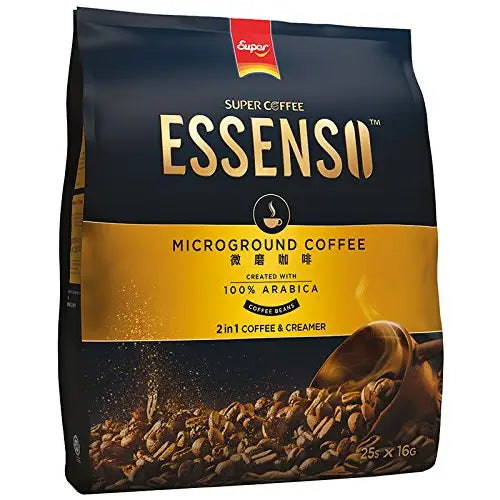 Super Essenso 2 In 1 Coffee & Creamer/Smooth Creamy Brew With No Added Sugar (20s x 16g) - Coffee