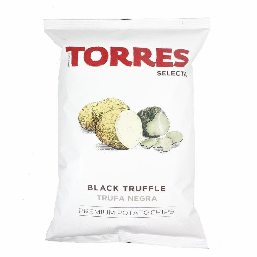 Torres Selecta - ’Black Truffle’ Premium Potato Chips (125G) - Snacks
