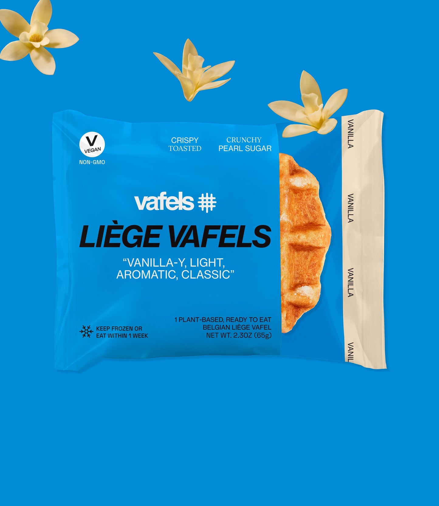 Vanilla Liège Vafels (the Original) - Food Beverages & Tobacco > Food Items > Snack Foods